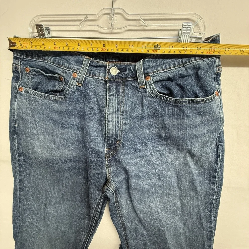 Levis 541 Athletic Taper Jeans‎ Mens 34x34 Medium Wash Denim Red Tab